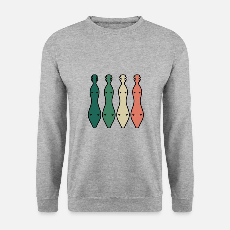 Retro Dulcimer Instrument Guitar - Unisex Sweatshirt - salt & pepper