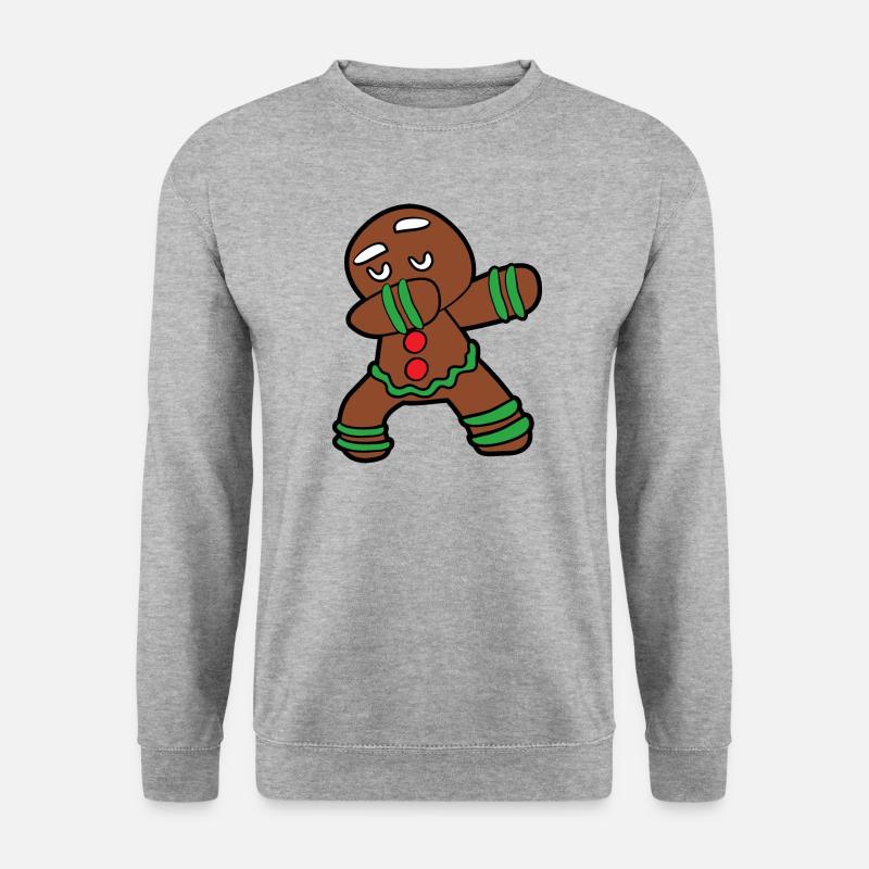 Weihnachten - Unisex Pullover - Weißgrau meliert