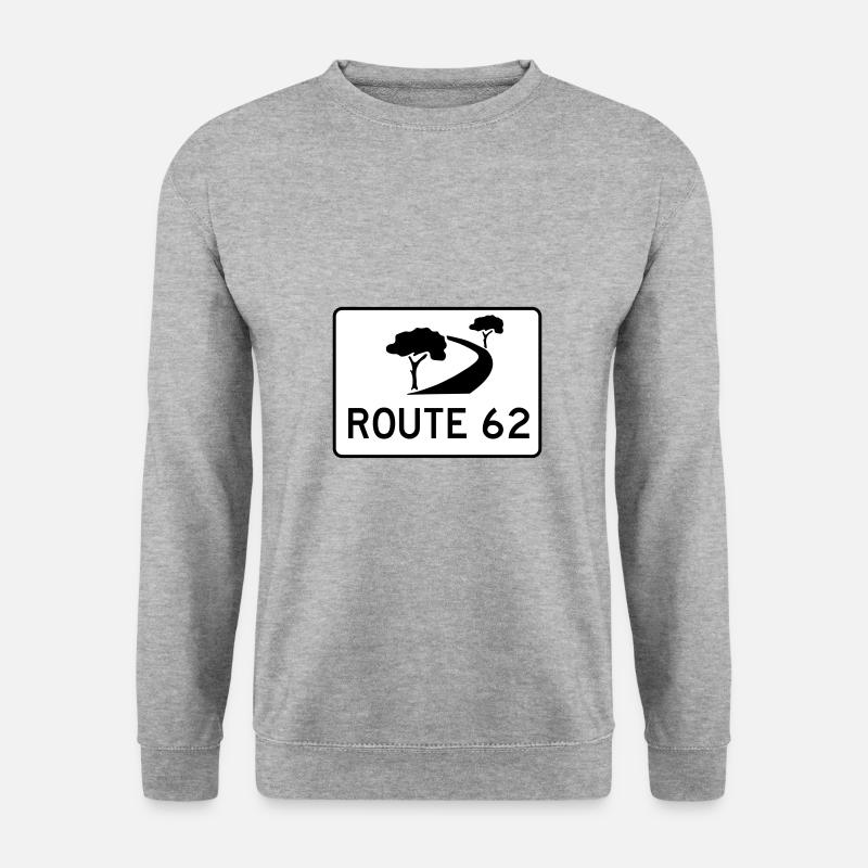 garden route - Unisex Pullover - Weißgrau meliert