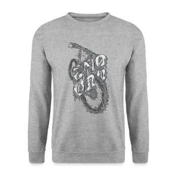 Tour de boue - Sweat-shirt Unisexe - gris chiné - Devant - Alina (178cm) & Michal (187cm)
