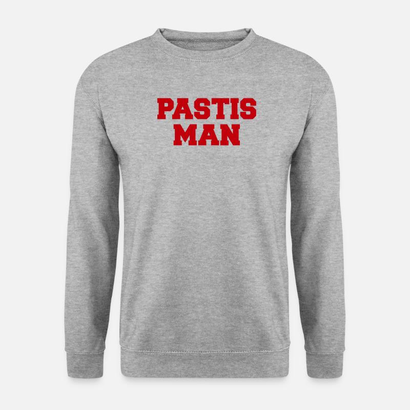 Pastis Man - Unisex Pullover - Weißgrau meliert