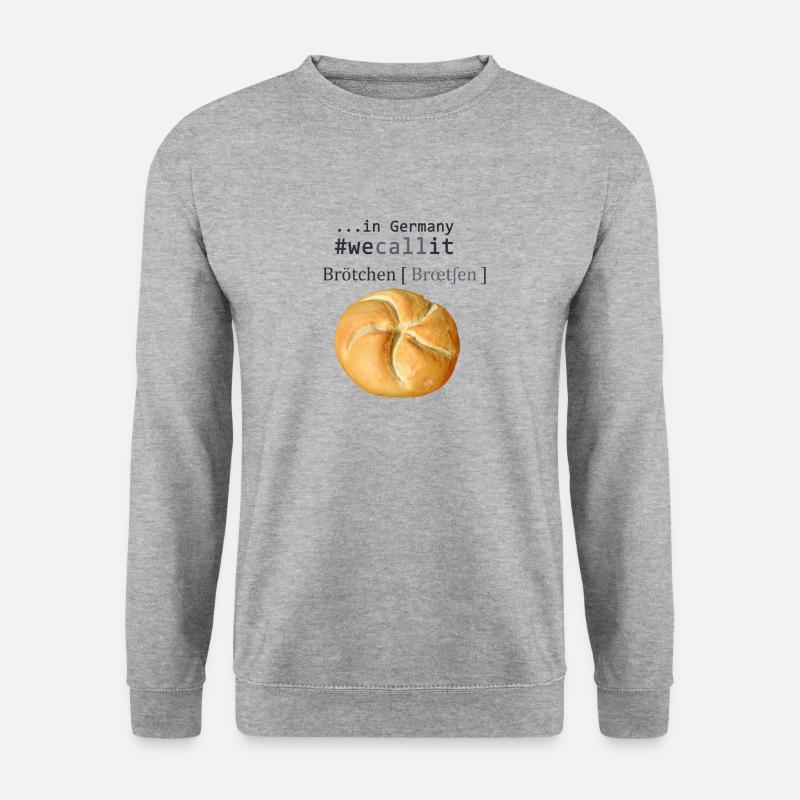 #wecallit rolls - Unisex Sweatshirt - salt & pepper