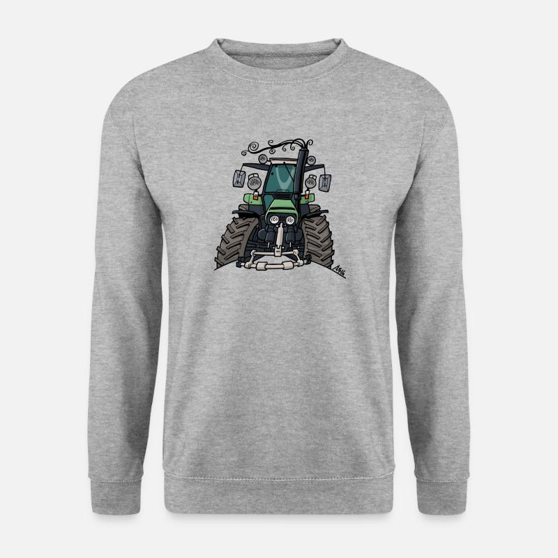 Deutz Fahr 617 - Unisex Pullover - Weißgrau meliert