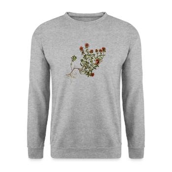 herb rosemary parsley thyme dill oregano - Unisex Sweatshirt - salt & pepper - Front - Alina (178cm) & Michal (187cm)