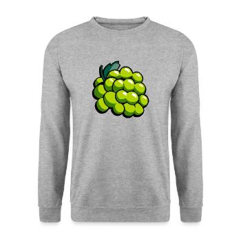 Cépages - Sweat-shirt Unisexe - gris chiné - Devant - Alina (178cm) & Michal (187cm)