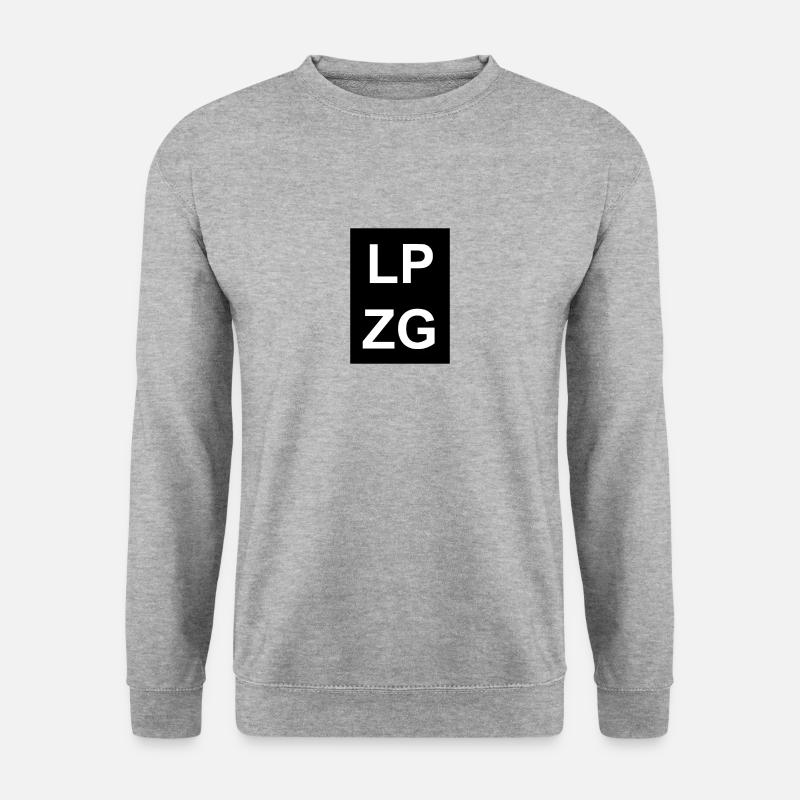 Leipzig - Unisex Pullover - Weißgrau meliert