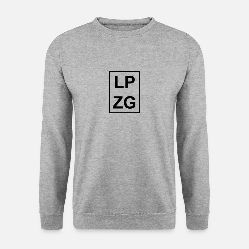 Leipzig Leipzig et Leipzig - Sweat-shirt Unisexe - gris chiné