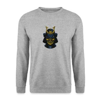 Ronin - Unisex Sweatshirt - salt & pepper - Front - Alina (178cm) & Michal (187cm)