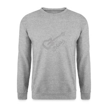 Blues white - Unisex Sweatshirt - salt & pepper - Front - Alina (178cm) & Michal (187cm)