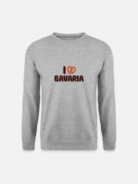 I Love Bavaria - Unisex Sweatshirt - salt & pepper