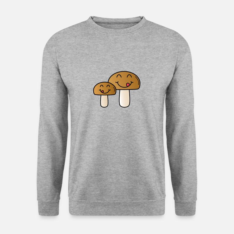 mushrooms - Unisex Sweatshirt - salt & pepper