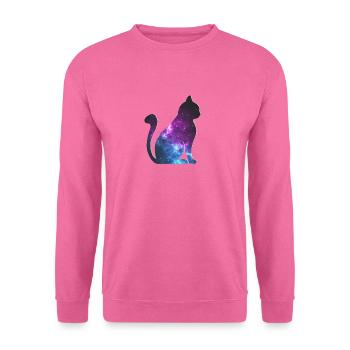 Galaxy Chat cadeau de l’espace - Sweat-shirt Unisexe - rose - Devant