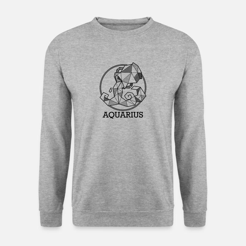 Zodiac Aquarius Gift Astro Aquarius - Unisex Sweatshirt - salt & pepper