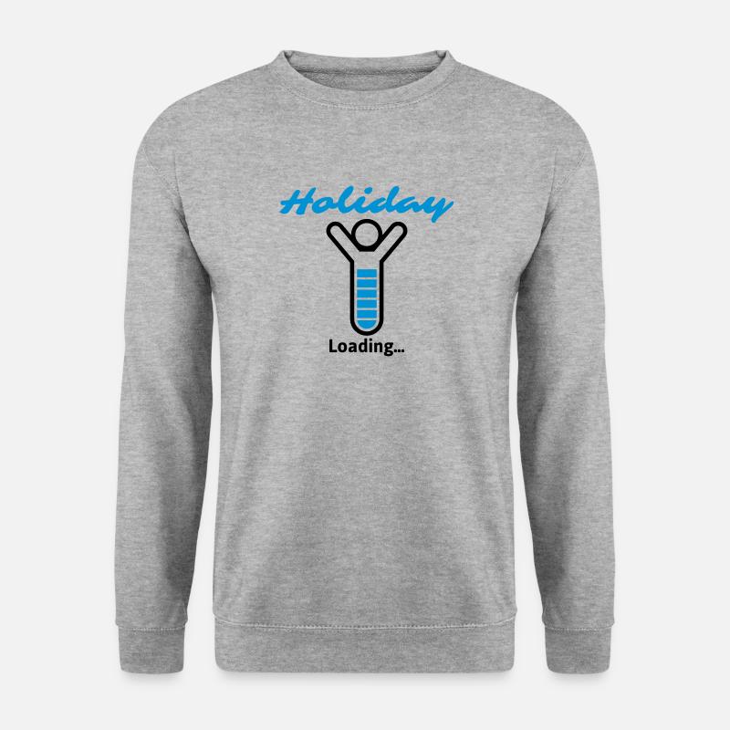 Holiday Loading... - Unisex Pullover - Weißgrau meliert