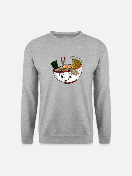 Ramen Kawaii - Sweat-shirt Unisexe - gris chiné