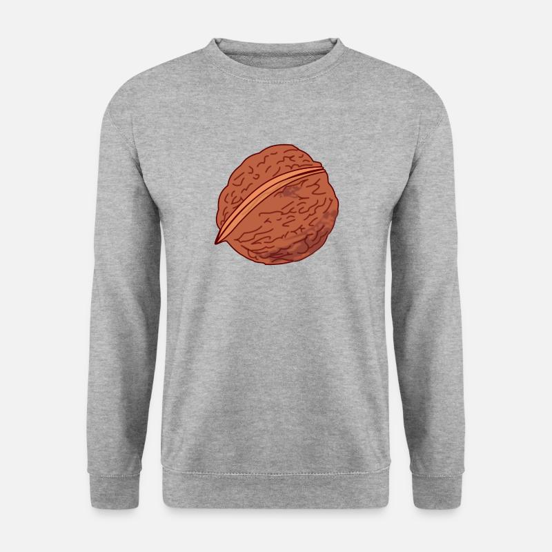 walnuts walnut veggie vegetables fruits6 - Unisex Sweatshirt - salt & pepper