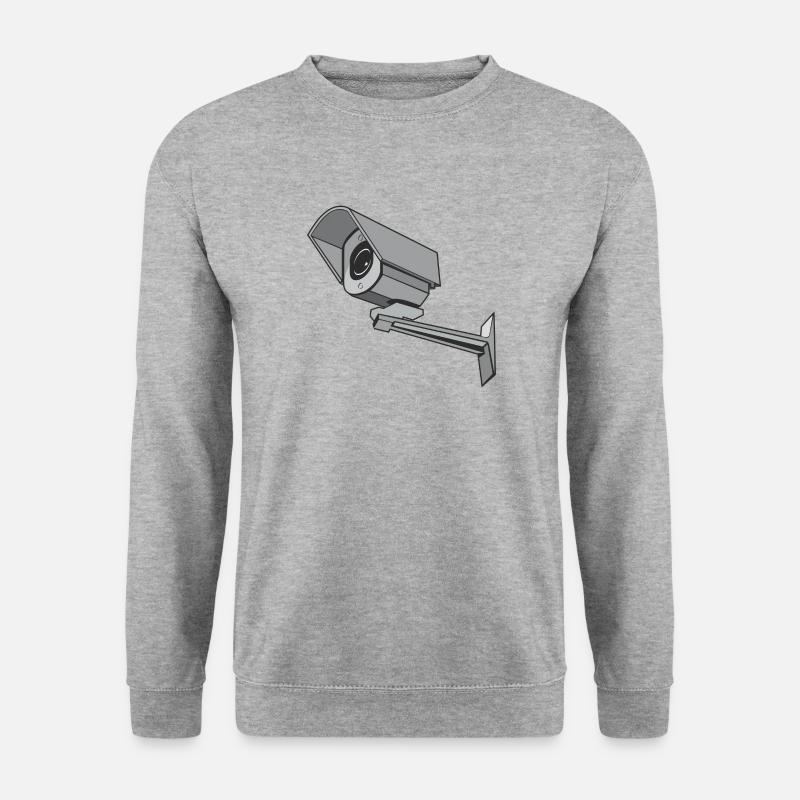 Caméra de sécurité - Sweat-shirt Unisexe - gris chiné