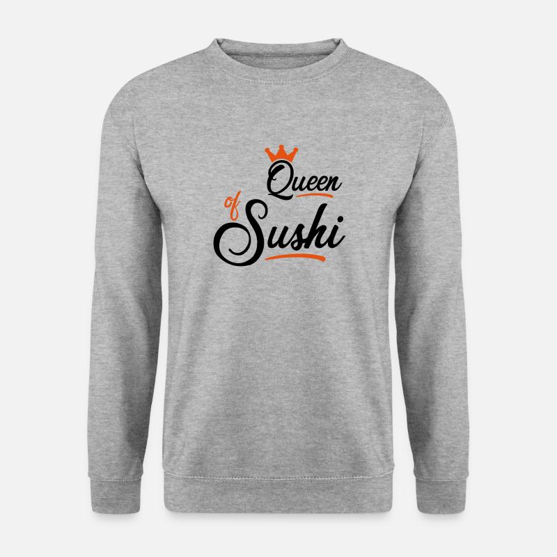 Sushi - Unisex Pullover - Weißgrau meliert