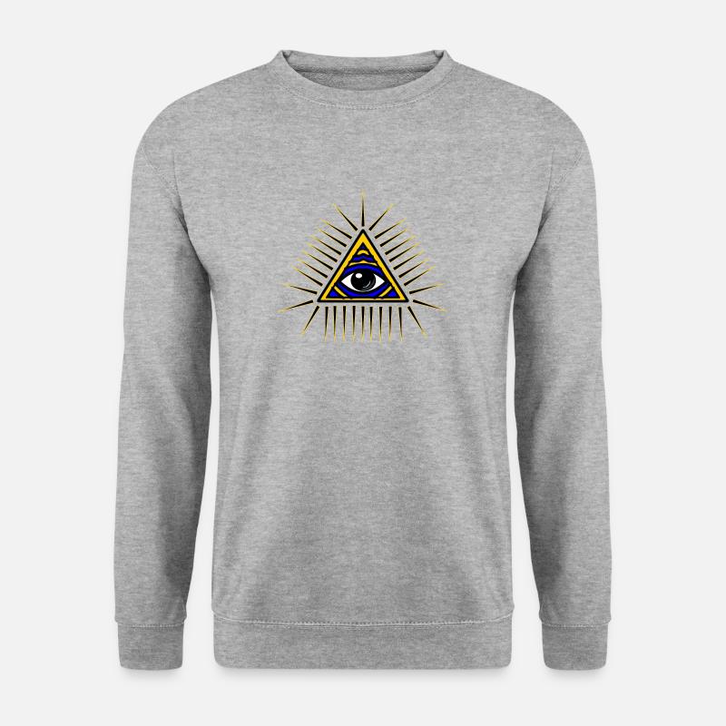 Illuminati gift idea - Unisex Sweatshirt - salt & pepper