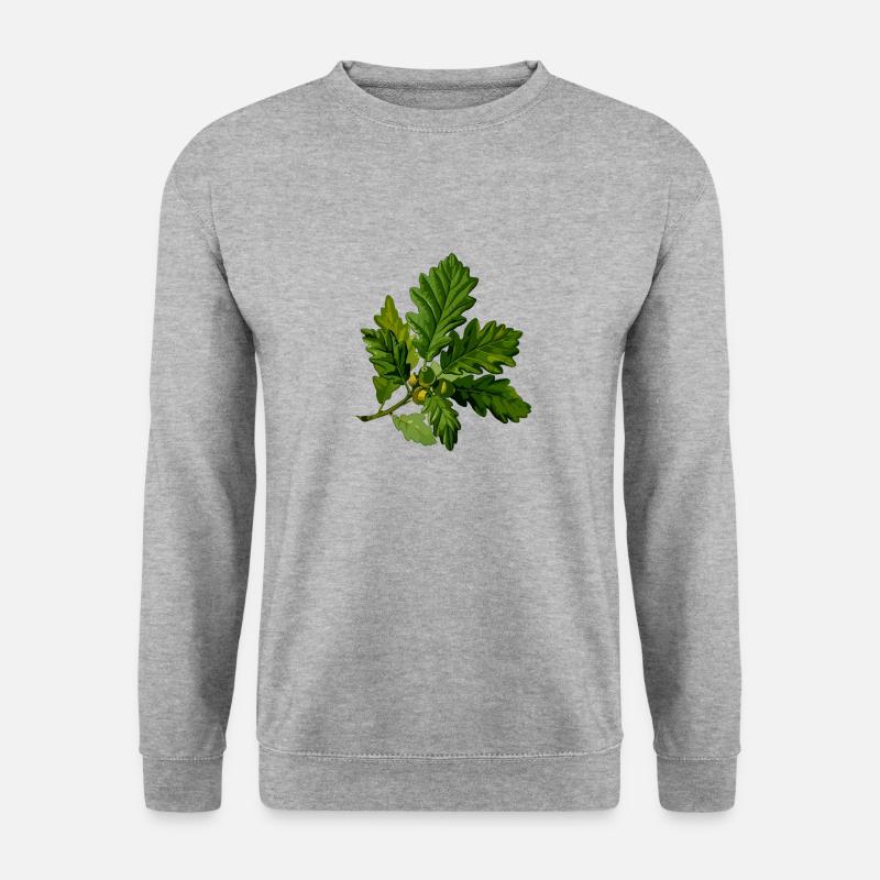 Zweig - Unisex Pullover - Weißgrau meliert