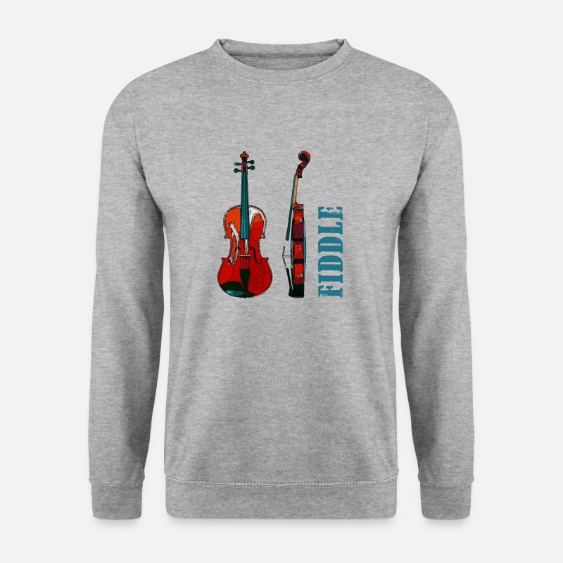 fiddle - Unisex Sweatshirt - salt & pepper