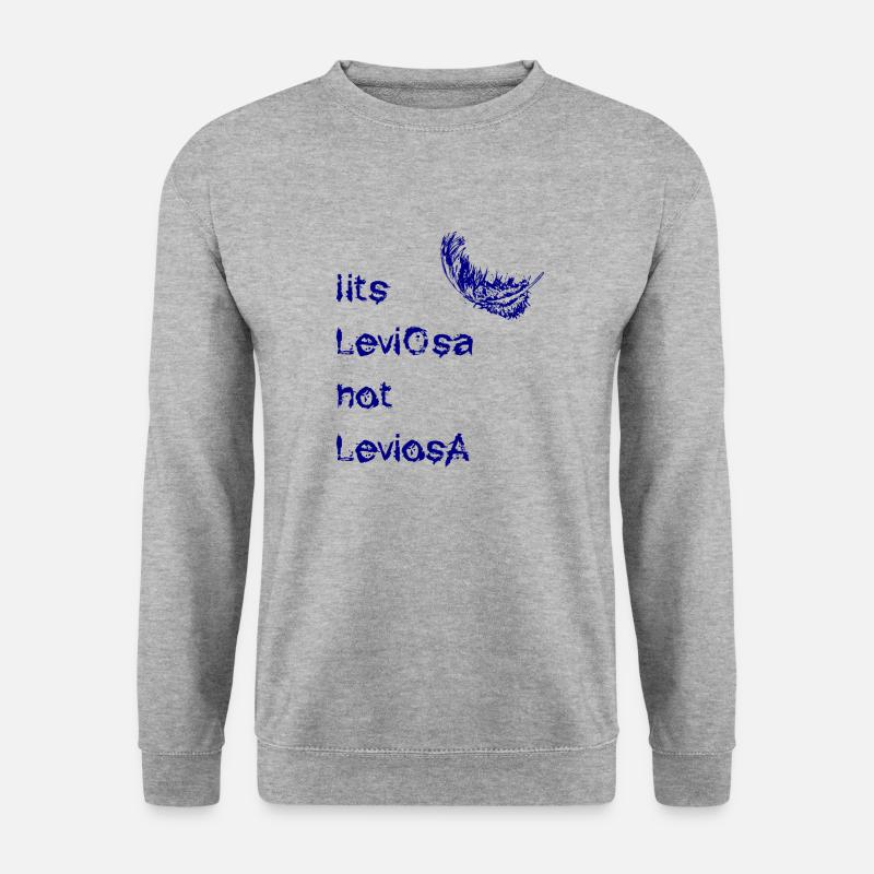 leviosa feather blue - Unisex Sweatshirt - salt & pepper