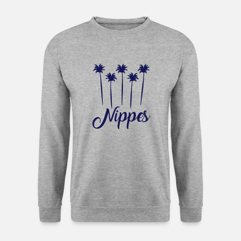 nippes - Unisex Pullover - Weißgrau meliert