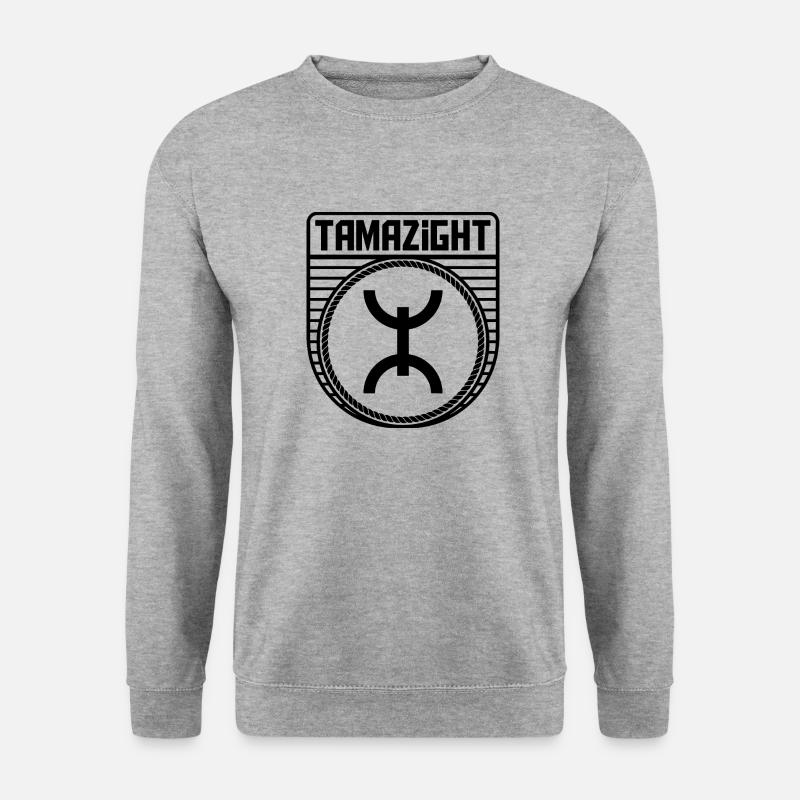 Tamazight - Unisex Pullover - Weißgrau meliert