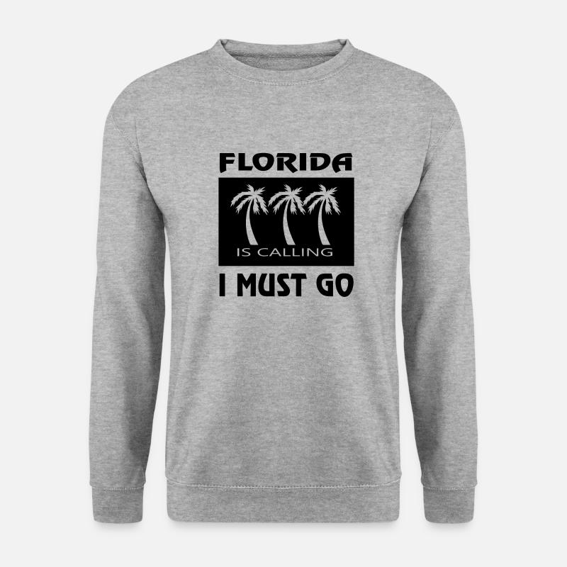 Florida - Unisex Pullover - Weißgrau meliert