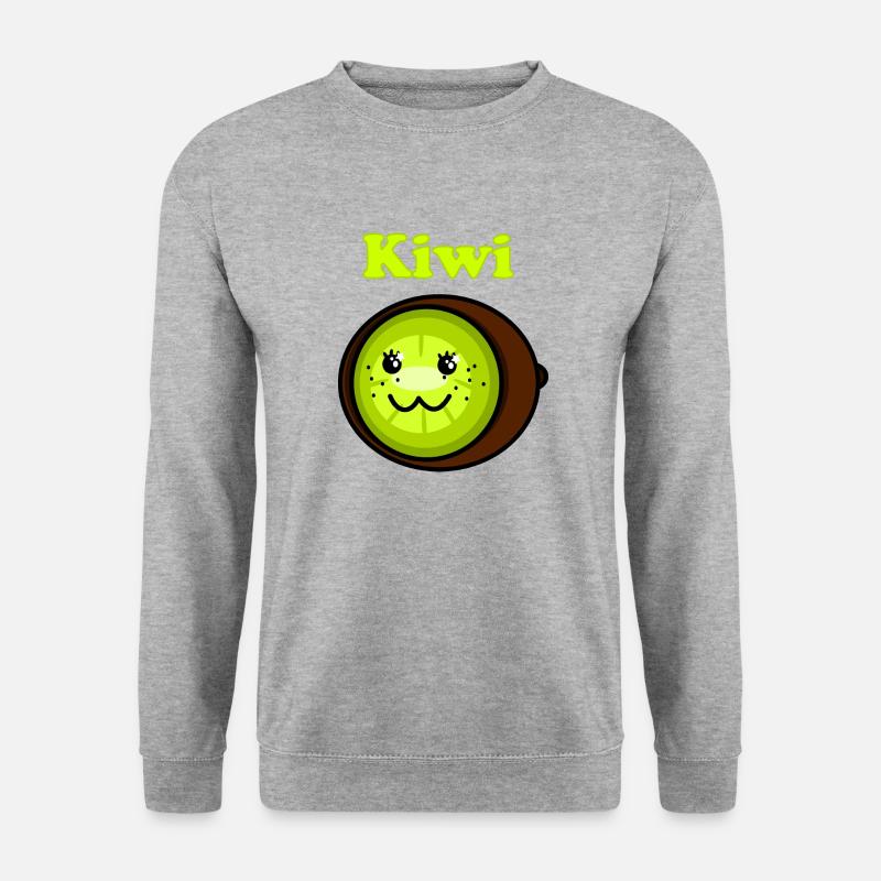Kiwi - Unisex Pullover - Weißgrau meliert