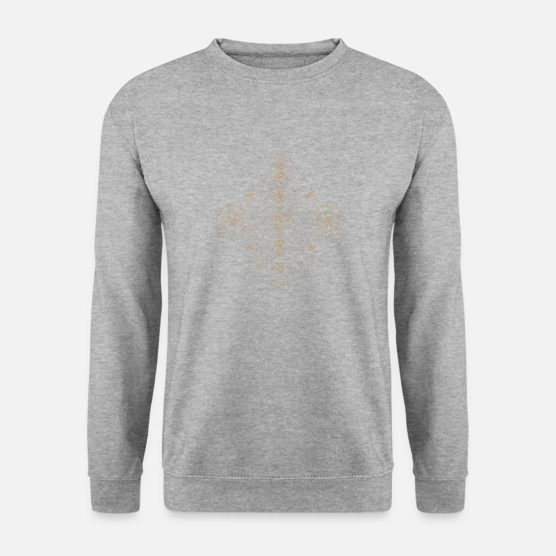Conception de points abstraits - Sweat-shirt Unisexe - gris chiné