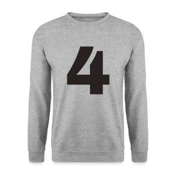 4 - Sweat-shirt Unisexe - gris chiné - Devant - Alina (178cm) & Michal (187cm)