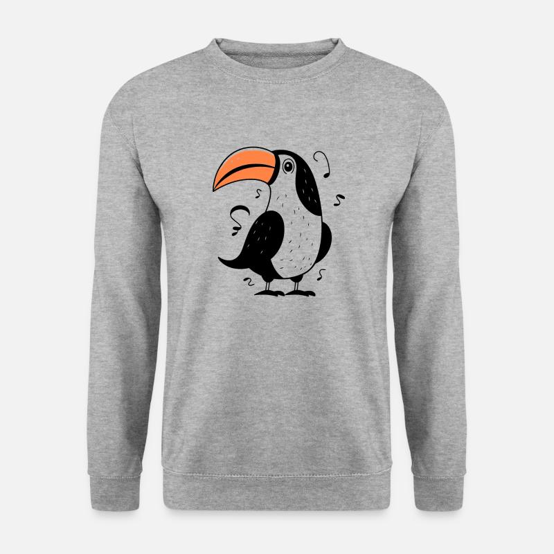 Toucan Comic - Unisex Sweatshirt - salt & pepper