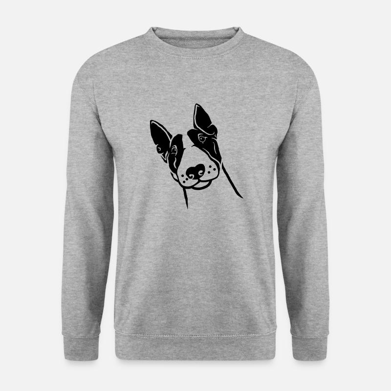 Miniature Bull Terrier - Unisex Sweatshirt - salt & pepper