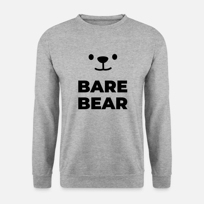 Bare Bear - Unisex Pullover - Weißgrau meliert