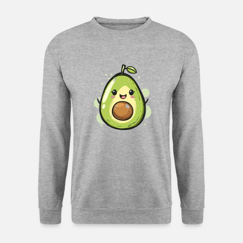 Avocado Comic Design - Unisex Sweatshirt - salt & pepper