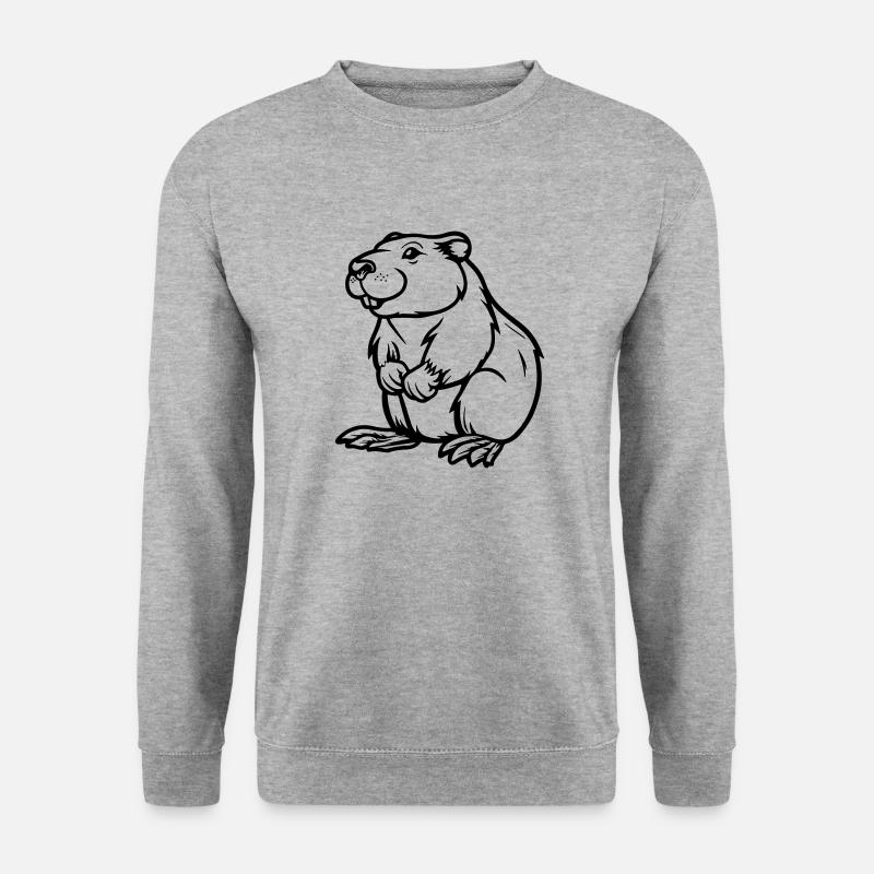 Hamster Comic Animal - Unisex Sweatshirt - salt & pepper