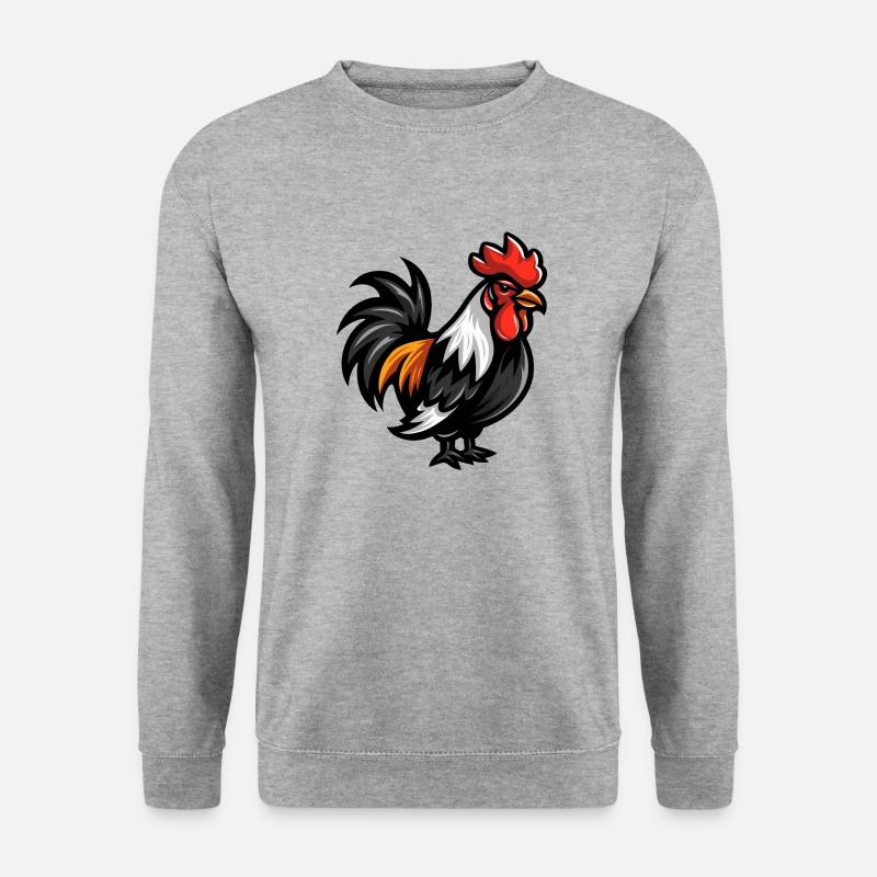 Rooster Comic - Unisex Sweatshirt - salt & pepper