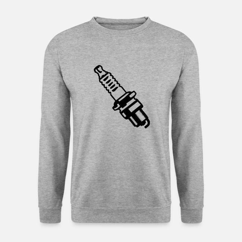 Spark plug - Unisex Sweatshirt - salt & pepper
