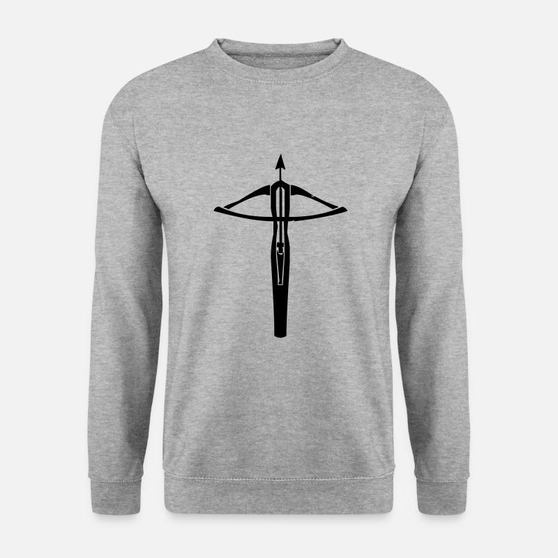 Armbrust - Unisex Pullover - Weißgrau meliert