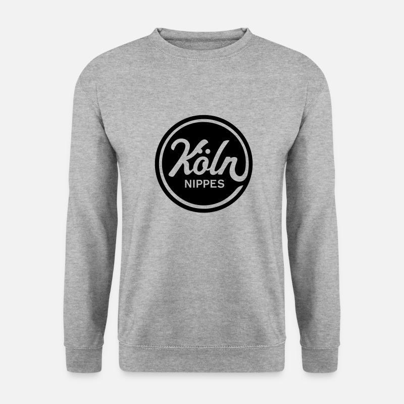 Koeln-Nippes - Unisex Pullover - Weißgrau meliert