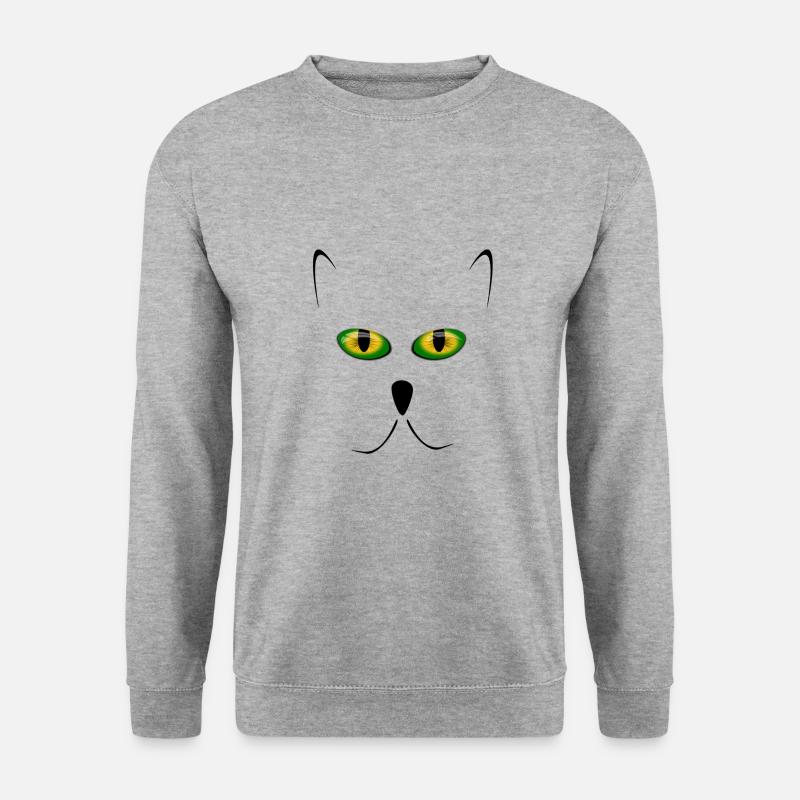 Damenmode. Damenmode. - Unisex Pullover - Weißgrau meliert