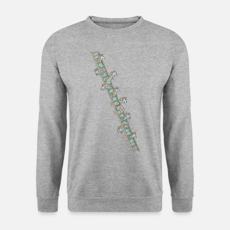 Units on a ladder - Unisex Sweatshirt - salt & pepper