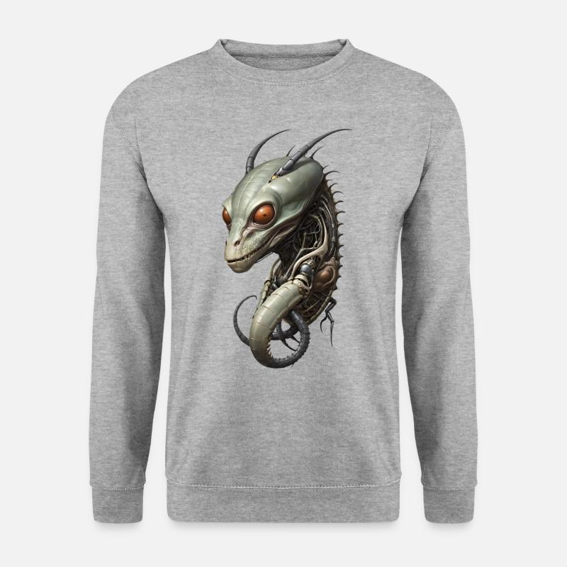 CyberBug - Unisex Pullover - Weißgrau meliert