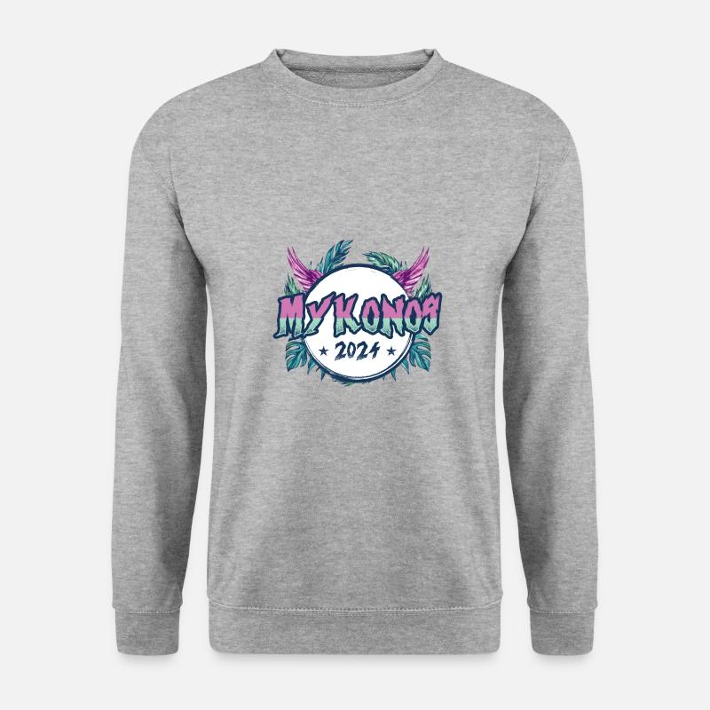 Mykonos 2024 Vacation - Unisex Sweatshirt - salt & pepper