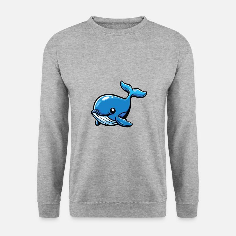 Whale Comic - Unisex Sweatshirt - salt & pepper