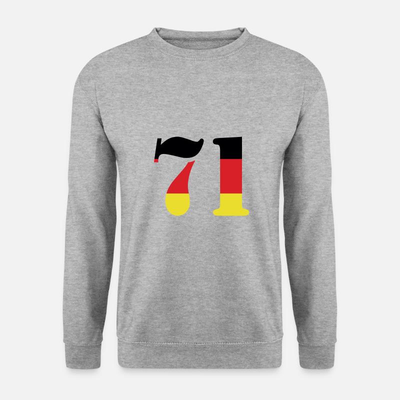 71 Number Jersey Germany - Unisex Sweatshirt - salt & pepper