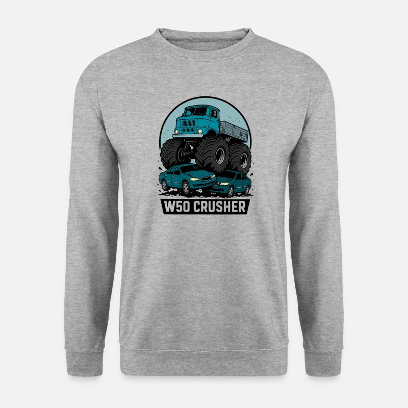 W50 Crusher - Unisex Sweatshirt - salt & pepper