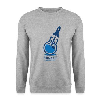 Rocket Labor - Sweat-shirt Unisexe - gris chiné - Devant - Alina (178cm) & Michal (187cm)