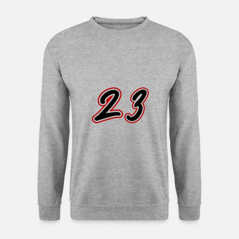 23 Number symbol - Unisex Sweatshirt - salt & pepper